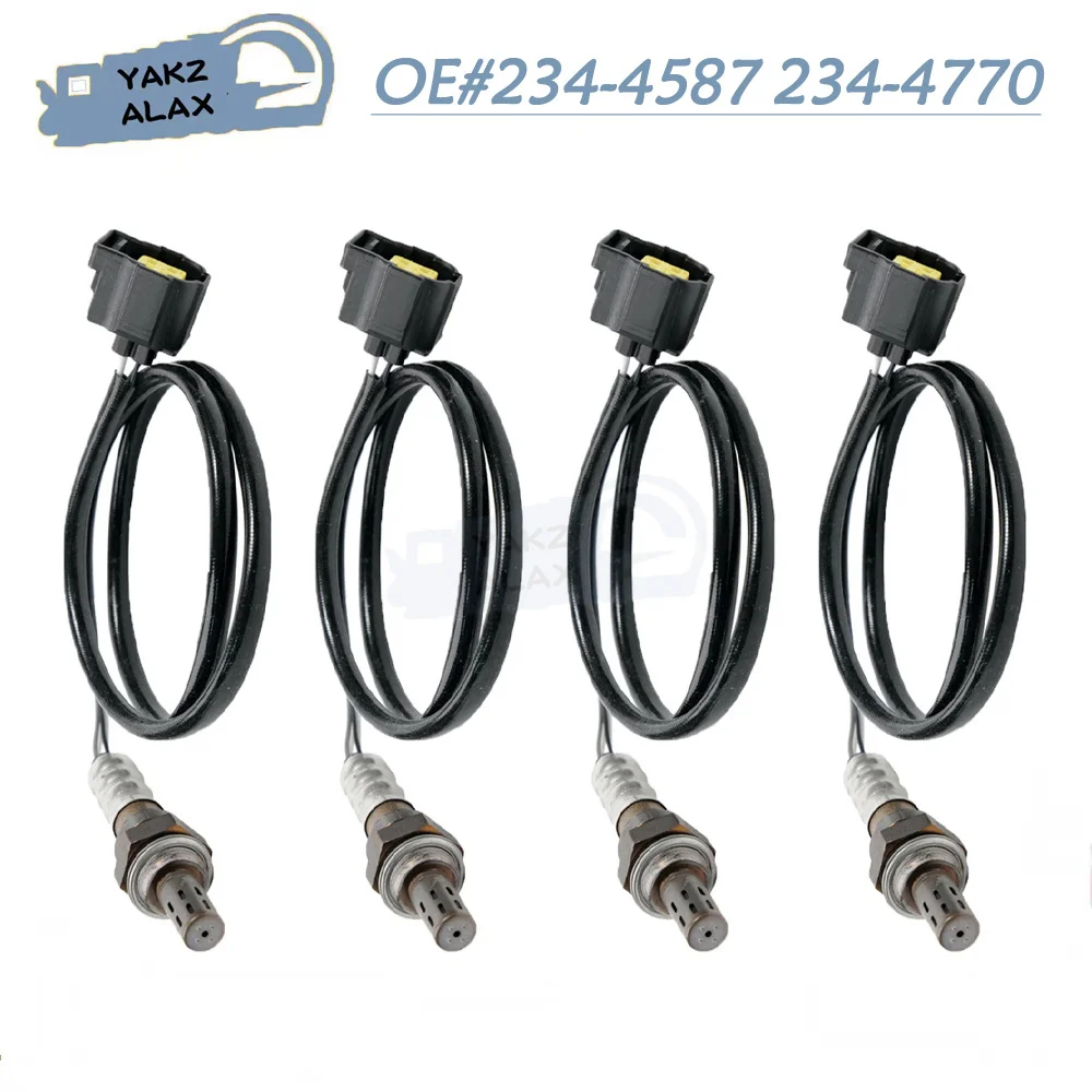 

4Pcs Lambda Oxygen O2 Sensor for Chrysler Ram Dodge Caravan Challenger 1500 2500 3500 Upstream Downstream 234-4587 234-4770