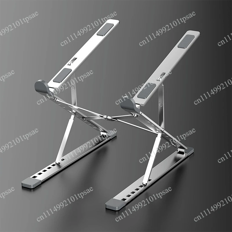 Adjustable Laptop Stand Aluminum Horizontal Double Folding Tablet Stand Laptop Pad Stand Heat Dissipation