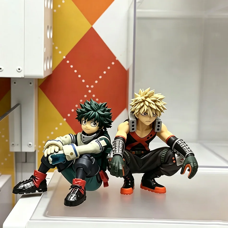 My Hero Academia Anime Figur Midoriya Izuku Bakugou Katsuki Todoroki Shoto PVC Figur Sammlerstück Modell Geburtstagsgeschenk