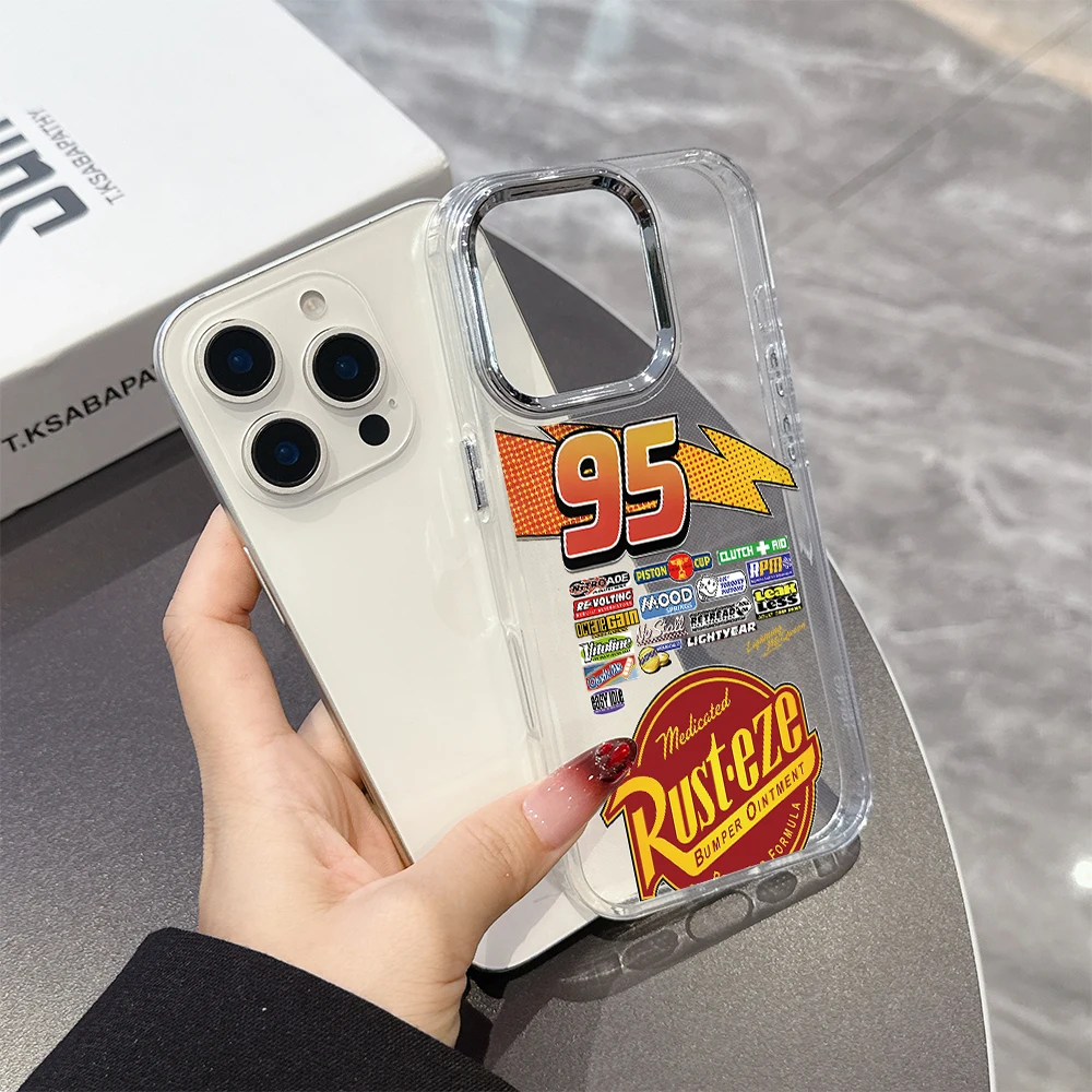 كارتون كول سيارة حمراء M-McQueen تصفيح جراب هاتف شفاف ل انفينيكس الذكية ملاحظة تكنو كامون سبارك الساخن 30 40 50 5 Plus 4G 5G