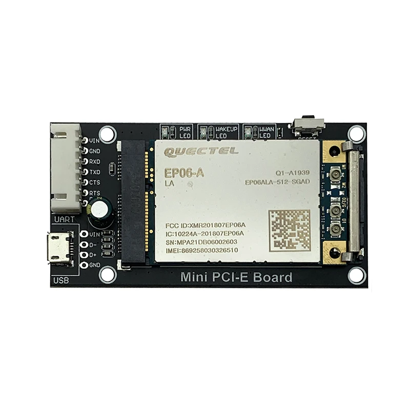 Mini PCI-E board USB UART Port for Quectel EP06-E EP06-A EC25-E EC25-AF EC25-A EC25-EC EC25-A EC25-AUX EC25-EUX EC25-AU Modem