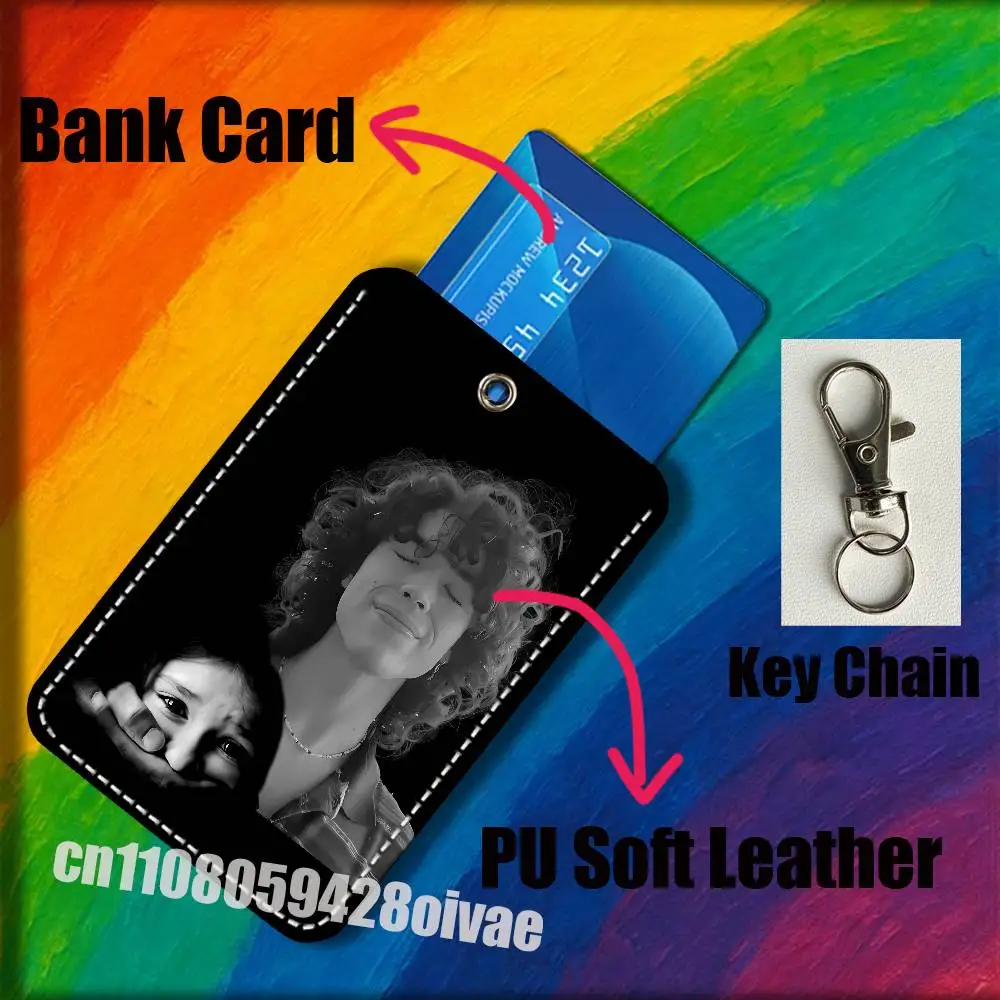 C-Conan Grijze Wishbone Gevonden Hemel Kid Krow Voor ID Clips Credit Bank Tas Bus Maaltijd Kaarthouder Cover Zak decoratie Sleutelhanger