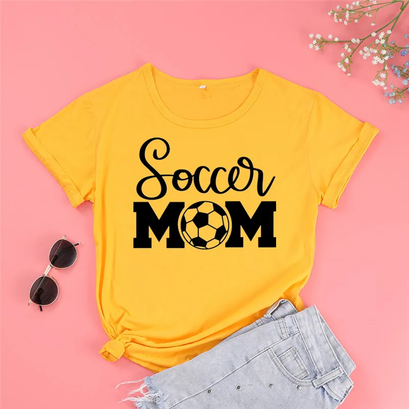 Fußball Mutter Fußball Fußball Shirt Kurzarm Top T-Shirts Cctton T-Shirt Mode Streetwear Harajuku Goth Kawaii Drop Shipping