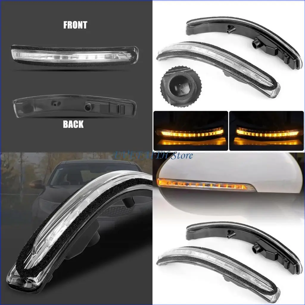 124B 87614-1W000 87624-1W000 Replacement Car Rearview Mirror Turn Lamp for Select Model Vehicle Models