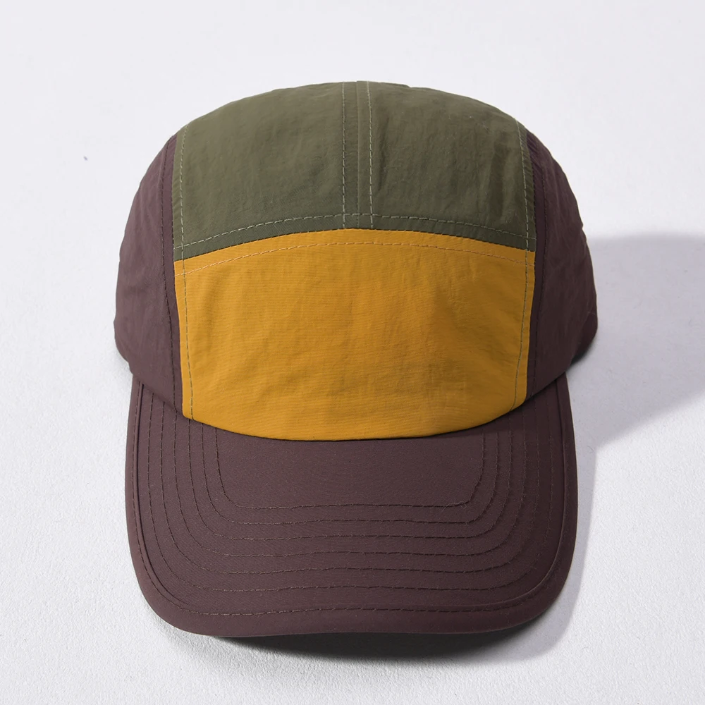 

Jaxmonoy Lightweight Packable Baseball Cap Fashion Color Matching Quick-Drying Hat Big Head Wide Brim Sunshade Outdoor Caps 2026