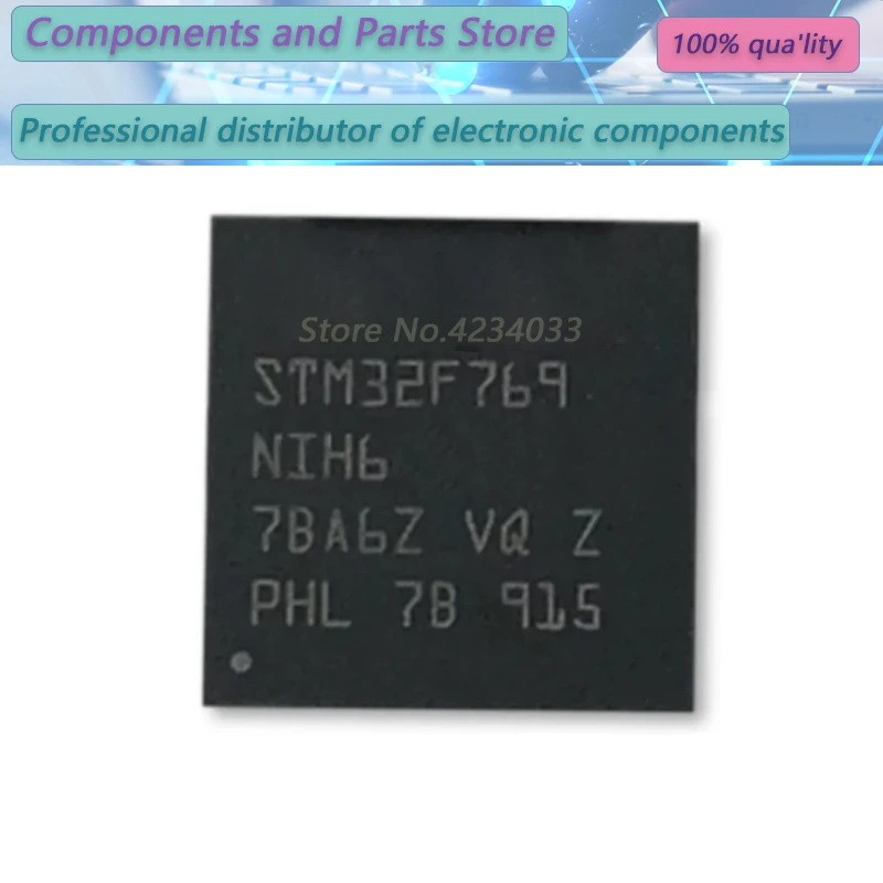 

1PCS STM32F769NIH6 STM32F769NIH STM32F76 TFBGA216 NEW100% STM32F 769NIH6