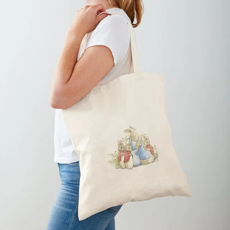 Peter Rabbit and his family Tote Bag