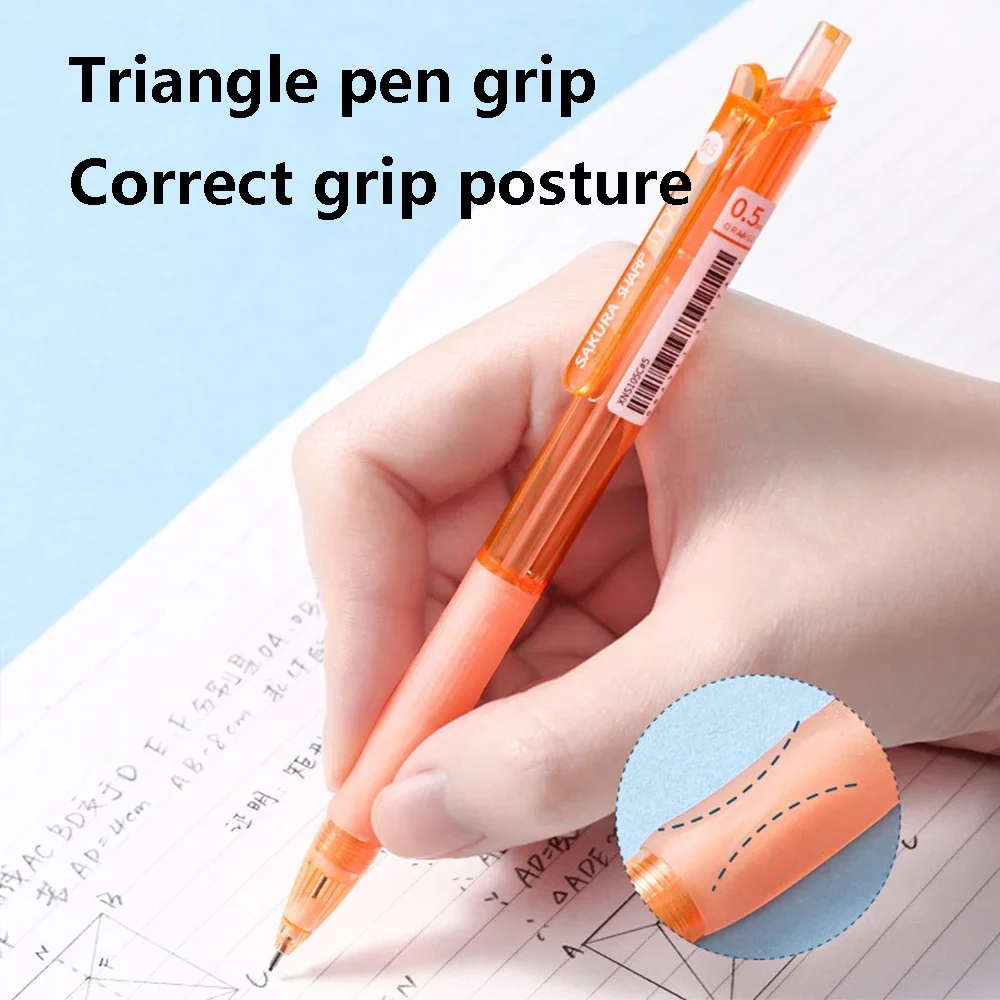 1pc Sakura Mechanical Pencil XNS105C 0.5mm/0.7mm Student Automatic Pencil School Acsesories Back To School Kawaii Stationery