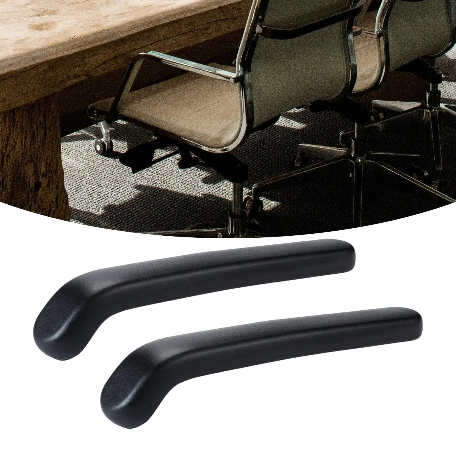 Computer Chair Armrest Accessories Cushion Easy to Install Universal PU Premium Replaces Repair Parts Replacement Arm Pad