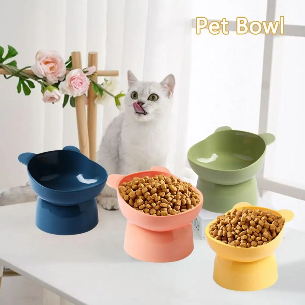 Pet Bowl High Feeding Bowl Dog Cat Protects Cervical Vertebravels Elevated Bowl