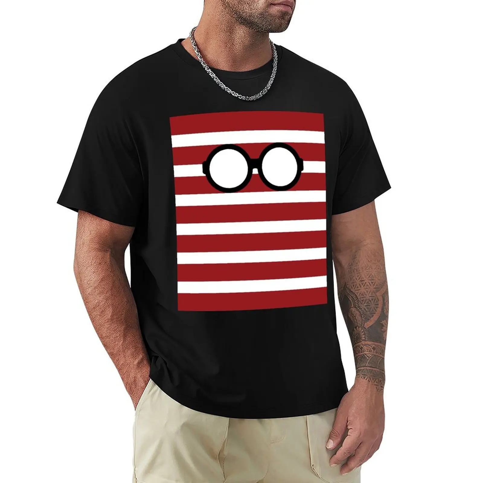 Hidden in Plain Sight T-Shirt Basic Daily Outfit Short Sleeve Tee