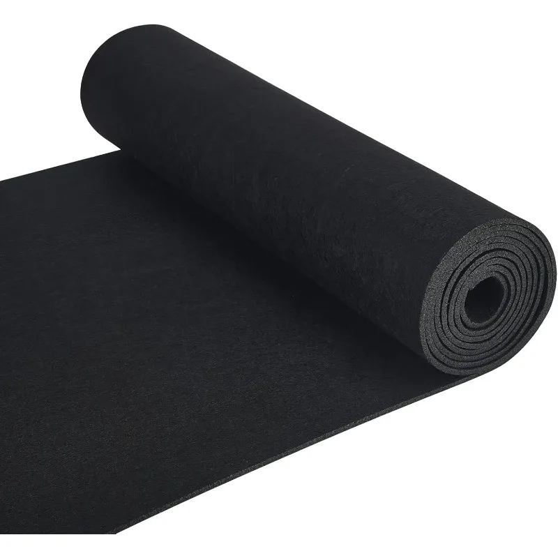 

78.7x15.7inch Felt Fabric Roll, Black Craft Felt Fabric Sheets Nonwoven Felt Roll for Sewing Crafting Deocoration(3mm Thick)