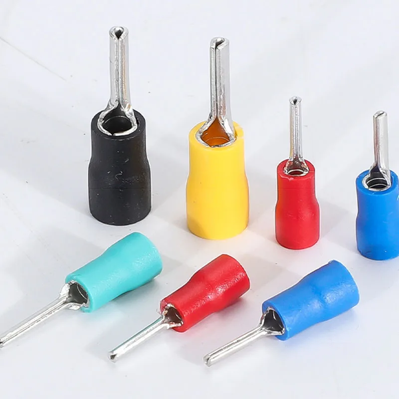 

Needle Pre-insulating wire Terminal PTV1.25/2-10/5.5-13 Pin Terminals Pure Copper Electrical Wire Crimp Terminals Lug Connector