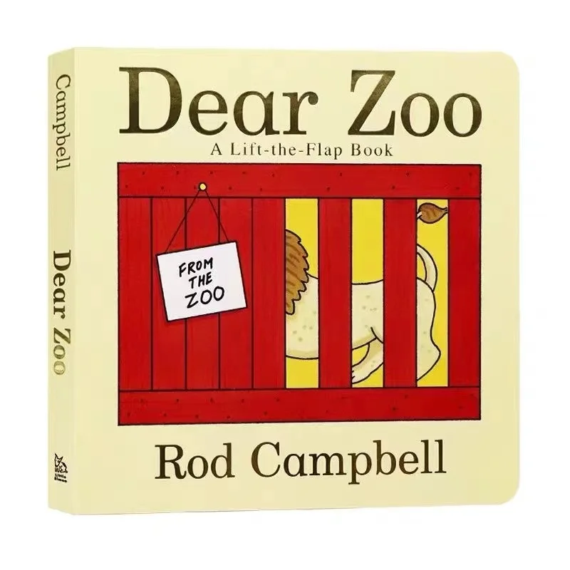 English Board Book Eric Hill Where Is Spot and Dear Zoo Hard Card Flap Rod Campbell 0-3 Kids Children Reading Picture Book