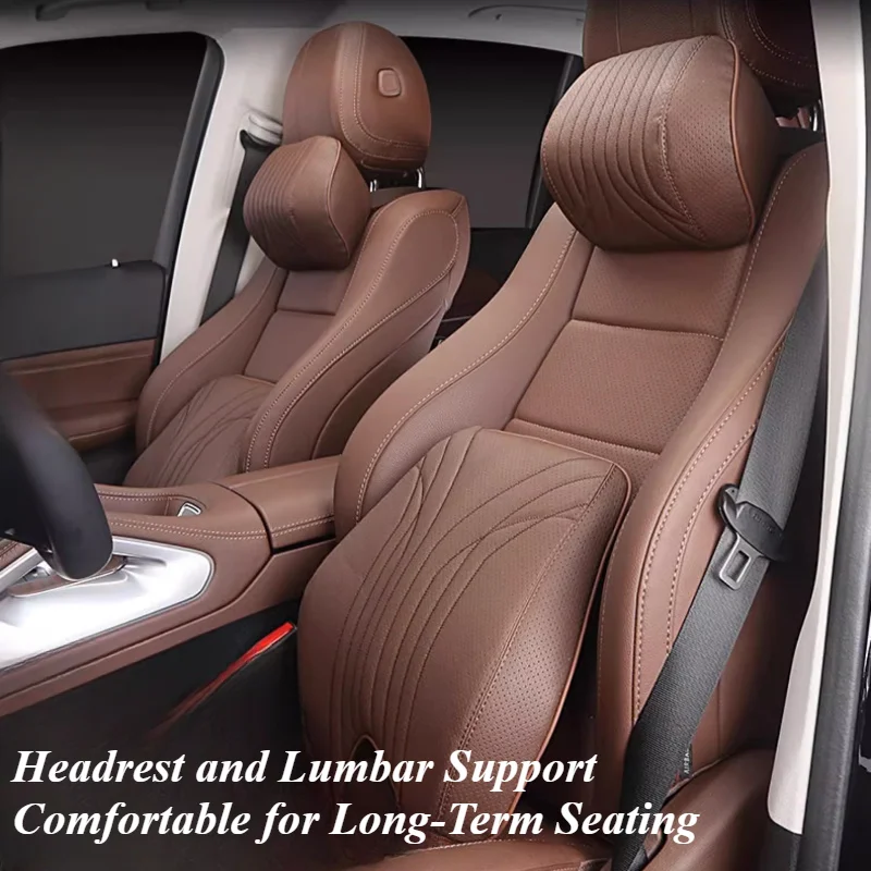 Good Quality New For Mercedes Benz Headrest Waist Support ABCES V R GLC GLE GLS ML GL GLB EQC Neck Protection Memory Cotton-Inte