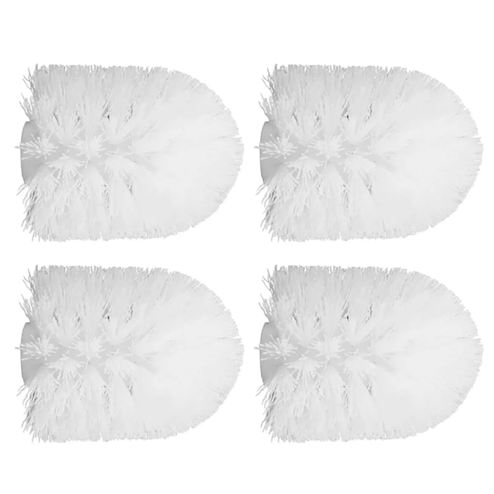

4Pcs Toilet Brush Replacement Heads Sturdy Plastic Cleaning Brush Parts Bathroom Cleaning Tools Plastic Accessories
