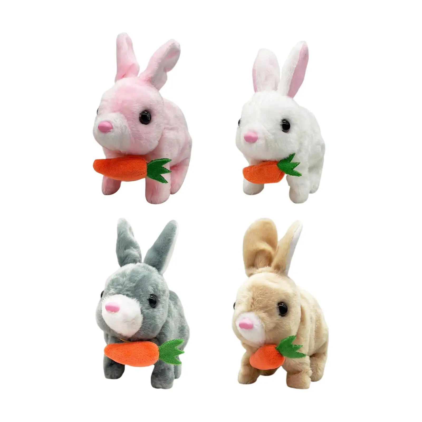 Elektryczny pluszowy królik na imprezę Interaktywny pluszowy królik dla małych dzieci