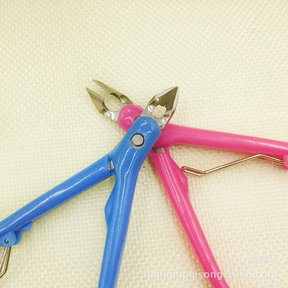 

Cuticle Clippers Nail Tools Ultra Sharp Blades Manicure Maintenance Portable Nipper Remover Kit Plastic Handle Round Grip