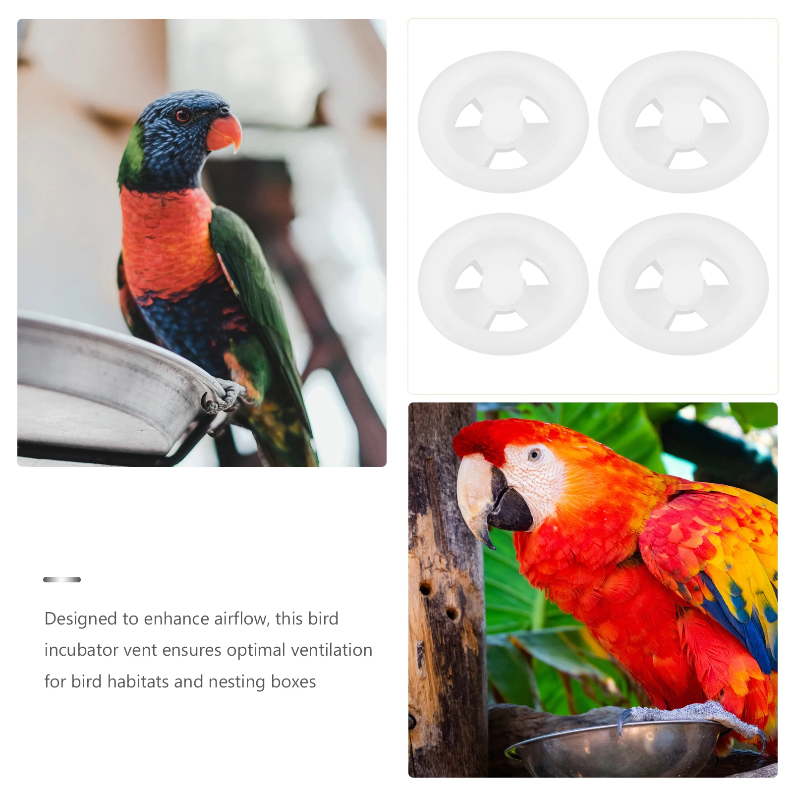 5Pcs Ventilation Replacement for Bird Egg Incubator Ensures Consistent Airflow Smooth Adjustable Knob Suitable for Breeding and