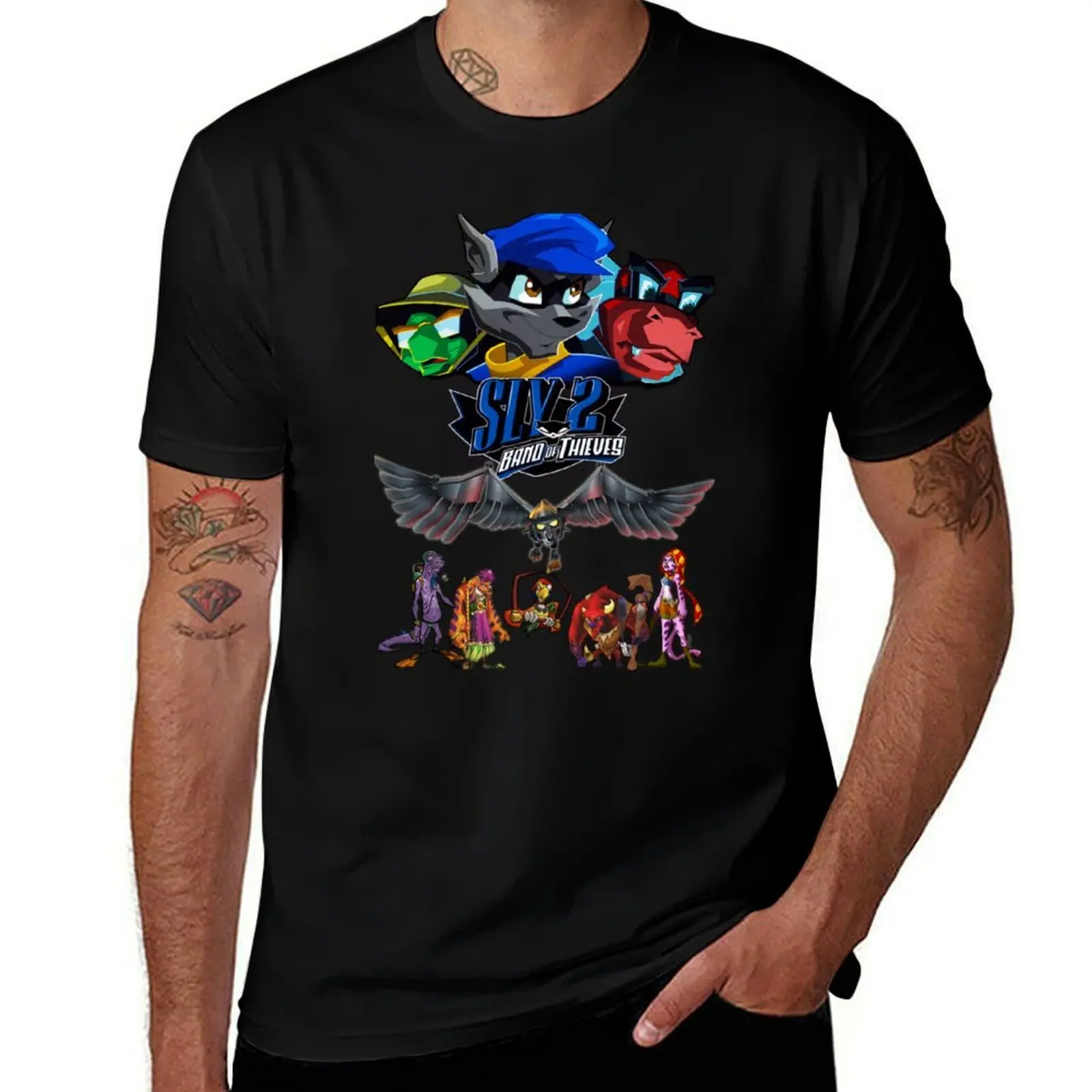 Sly 2 Band of Thieves Klaww Gang T-Shirt Holiday Party Tee Shirt