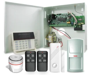 Wired and Wireless Home Security Alarms System Support 16 Wired Motion Sensors