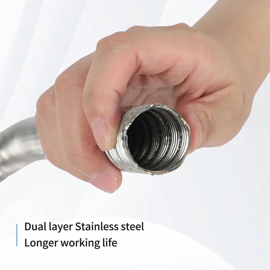 Silenziatore marmitta di scarico per riscaldatore di parcheggio diesel con connettore a gomito con flangia a muro per tubo di scarico per riscaldatore diesel cinese, f