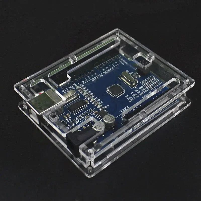 Box Enclosure Transparent Case For Arduino UNO R3