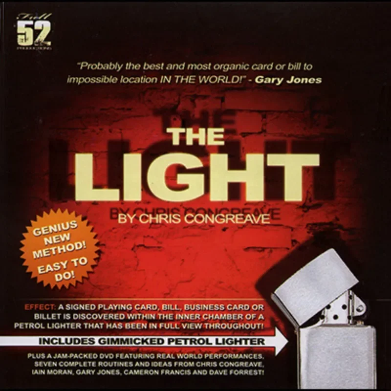 The Light By Christopher Congreave Close Up Magic Tricks Illsuions Signed Card Bill Into Light Magician Street Magic Props Bar