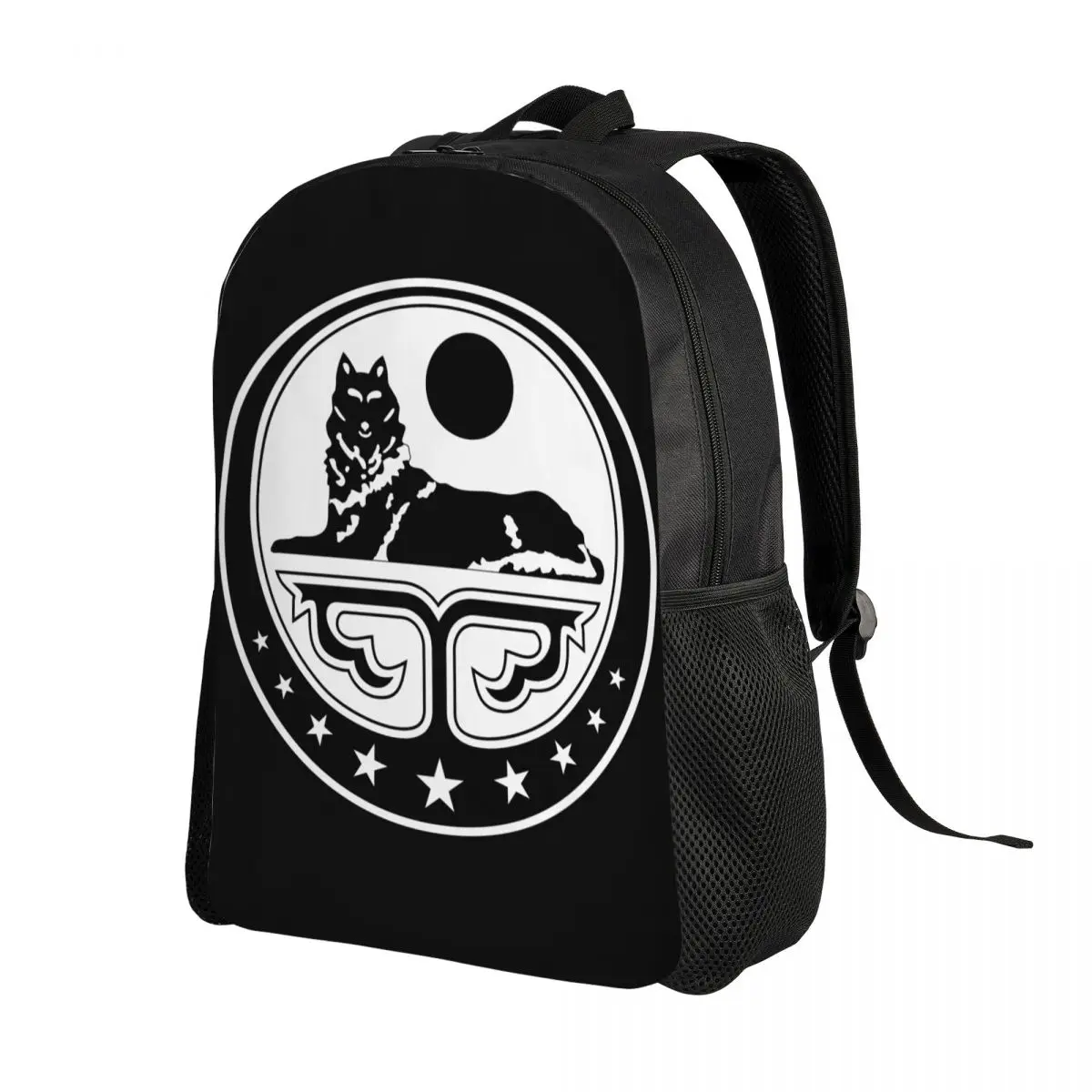 Customized Chechen Coat Of Arms Travel Backpack Women Men School Laptop Bookbag Chechnya College Student Daypack Bags