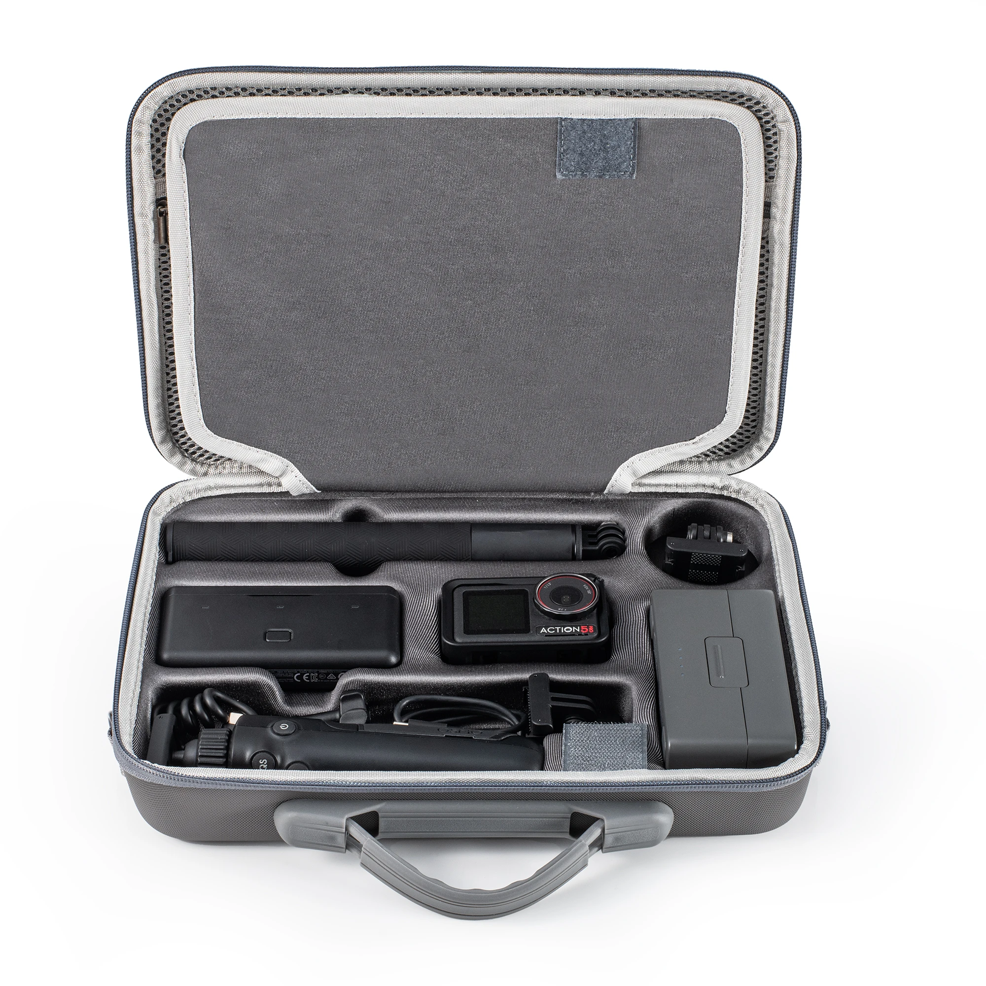 Sacos De Armazenamento Mala para DJI Osmo Ação 5 Pro, À Prova D' Água PU Vlog Bolsa de Proteção, Bolsa