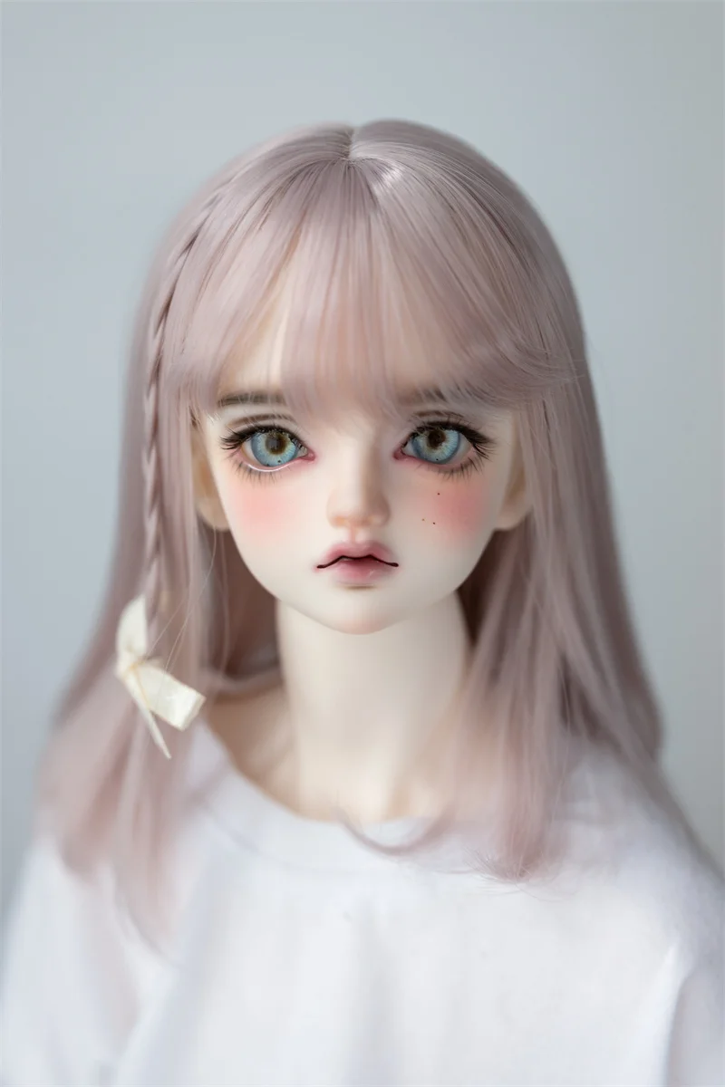 

Парик BJD/DD подходит для женских кукол 1/3, 1/4 и 1/6, парик из высокотемпературного шелка с длинными волосами, аксессуары для кукол BJD (без куклы)