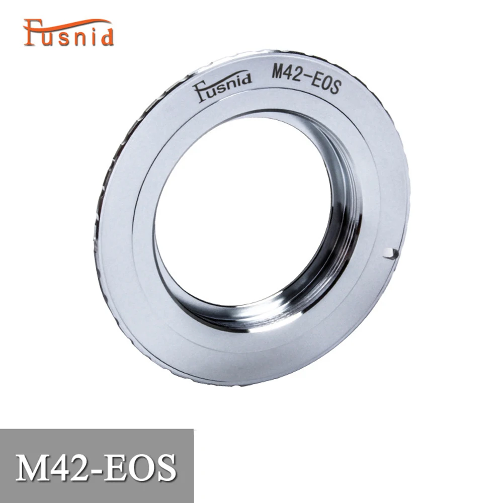 High Quality Lens Mount Adapter Copper Silver M42-EOS M42 Len to EOS Camera Adapter Ring for Canon EOS Digital SLR Camera