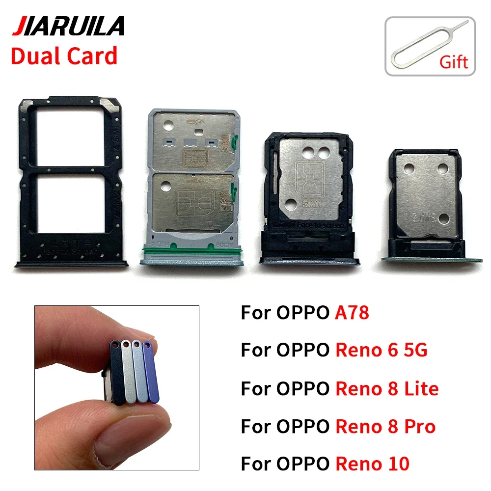 سيم بطاقة المقبس فتحة صينية قارئ حامل مايكرو SD محول ل ممن لهم A78/لرينو 6 5G 8 لايت برو 10