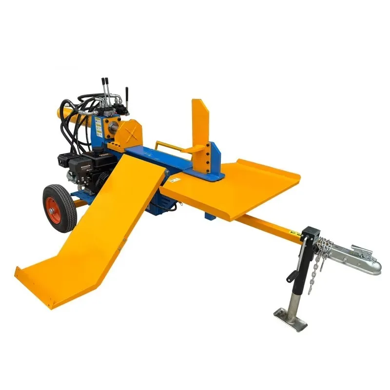 New 28 Ton Hydraulic Log Splitter Three Cylinder Automatic Horizontal Wood Splitting Machine