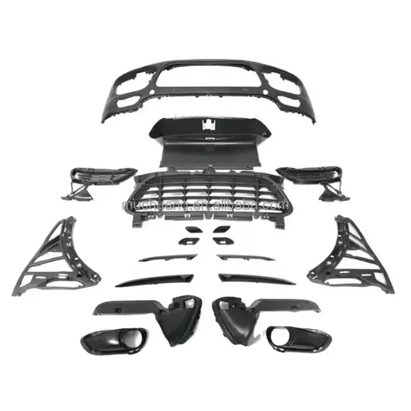 

New Tur-Bo Front Bumper Body Kit Caye-Nne 958.1 2011-2014 PP Material Upgrade Body Parts