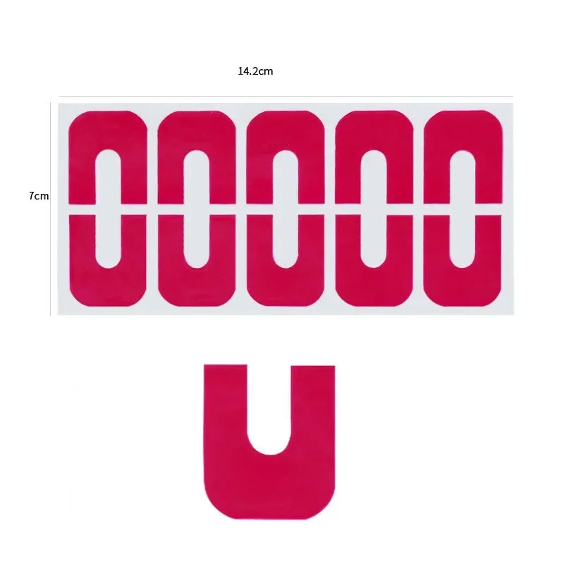 U-shape Nail Form Guide Sticker Stripping Tape Anti-splash Protection Nails Creative Fingerprint Stickers Finger Skin Protection