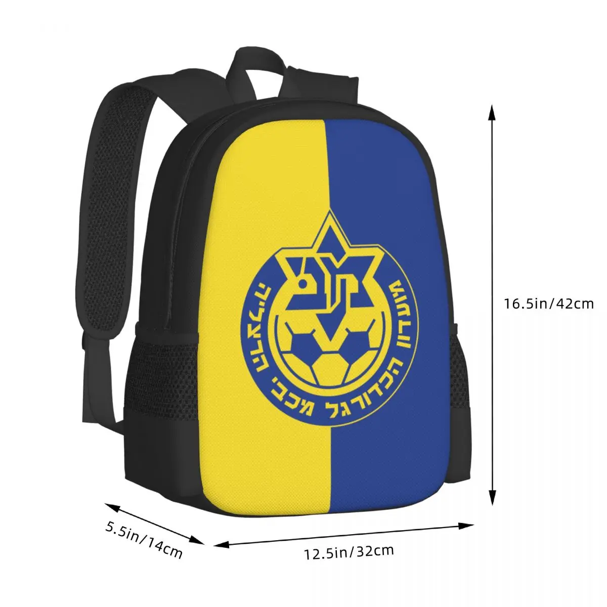 Maccabi-mochila de viaje para ordenador portátil para hombre y mujer, bolsa de ordenador escolar para Universidad, regalo