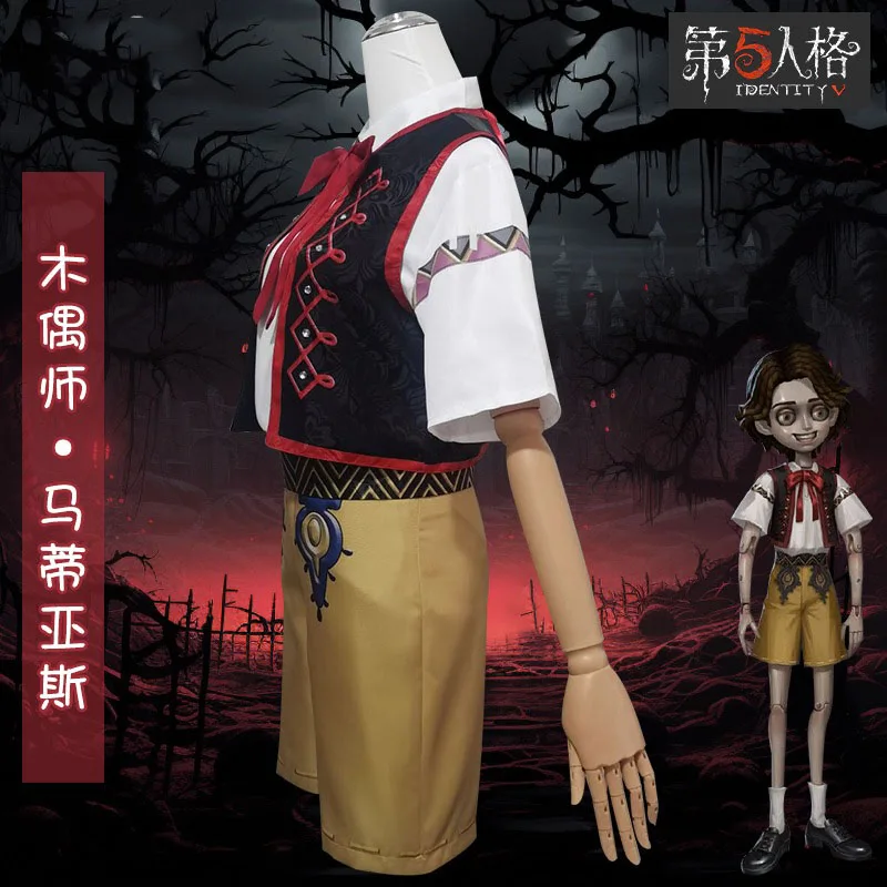 Game Identity V Cosplay Costumes Survivor Puppet Louis Puppeteer Original skin Cosplay Costume Uniforms Suits Halloween Party