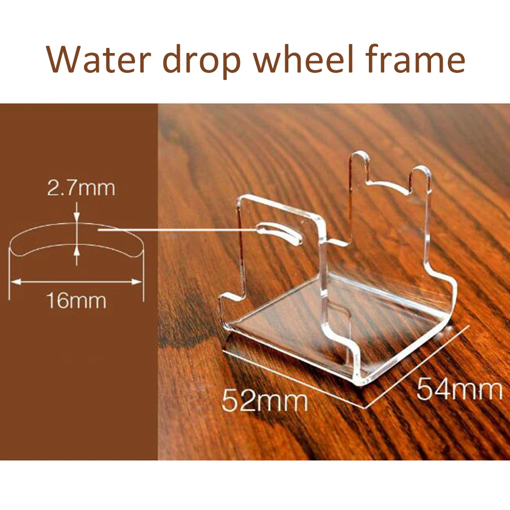 Fishing Baitcasting Reel Display Holder Shelf Drum Frame Acrylic Fish Reel Stand