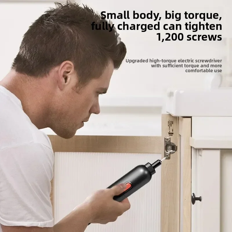 

Durable Electric Screwdriver Set Hand-integrated Rechargeable Screwdriver Small Household Lithium Battery Tool