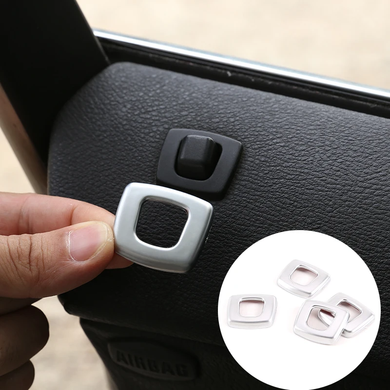 

4 Pcs ABS Chrome Car Door Lock Pull Pins Button Cover Trim Stickers For BMW X3 E83 2006-2010 Car-styling Interior Accessories