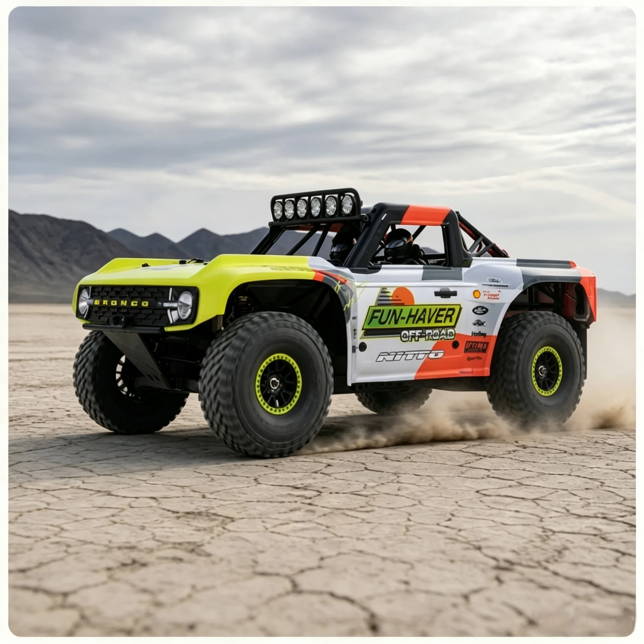 FMS 1/7 U4 Remote Control Electric Four-Wheel Drive Brushless Violent Racing Short Truck Off-Road Professional Model Toy