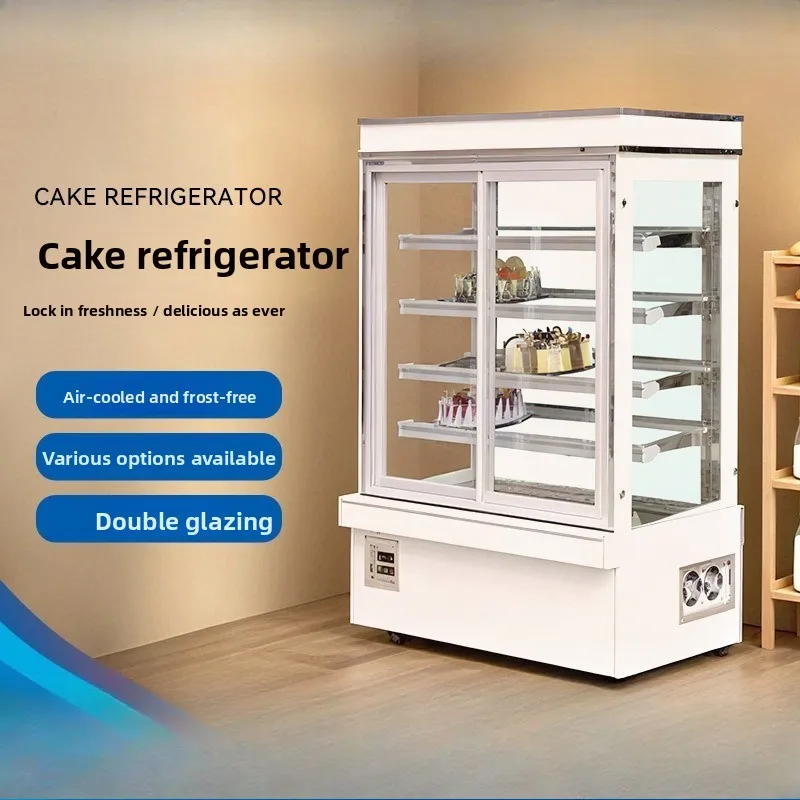 Cake countertop commercial refrigerated display cabinet, multi-layer display for bakery and dessert shop mousse fresh-keeping