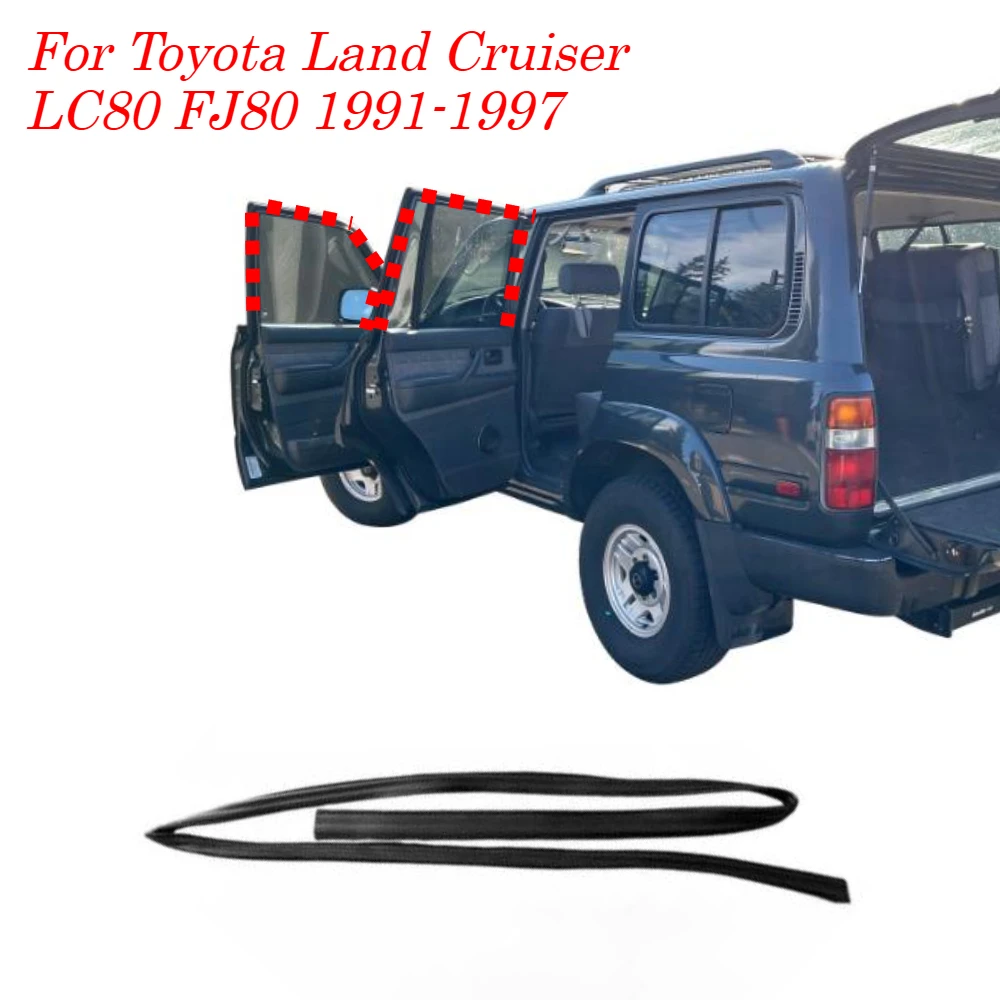 1 Piece Door Window Glass Run Weatherstrip for Land Cruiser LC80 FJ80 1991-1997 for Lexus LX450 68151-60010