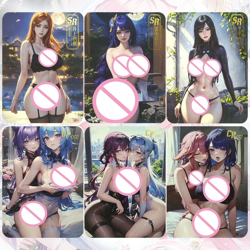 

Anime Goddess Story SR CP Cards Kafka Yae Miko Raiden Shogun Keqing Collectible Cards Christmas Birthday Gifts Children's Toys