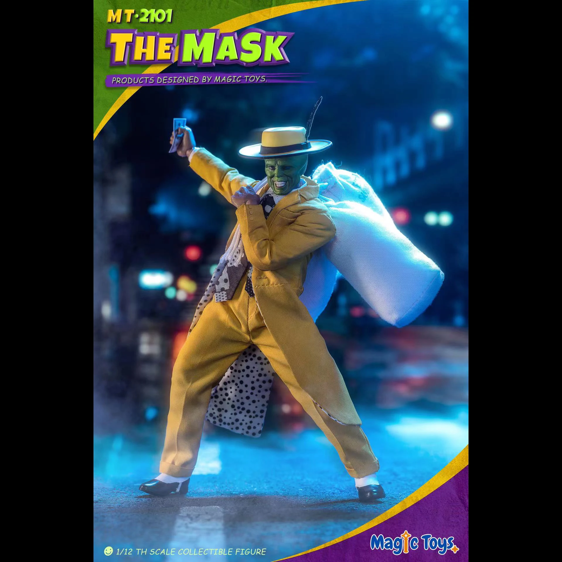 Magic toys MT2101 1/12 Collectible Science Fiction Movie Figure The MASK Jim Carrey Deluxe Edition Model