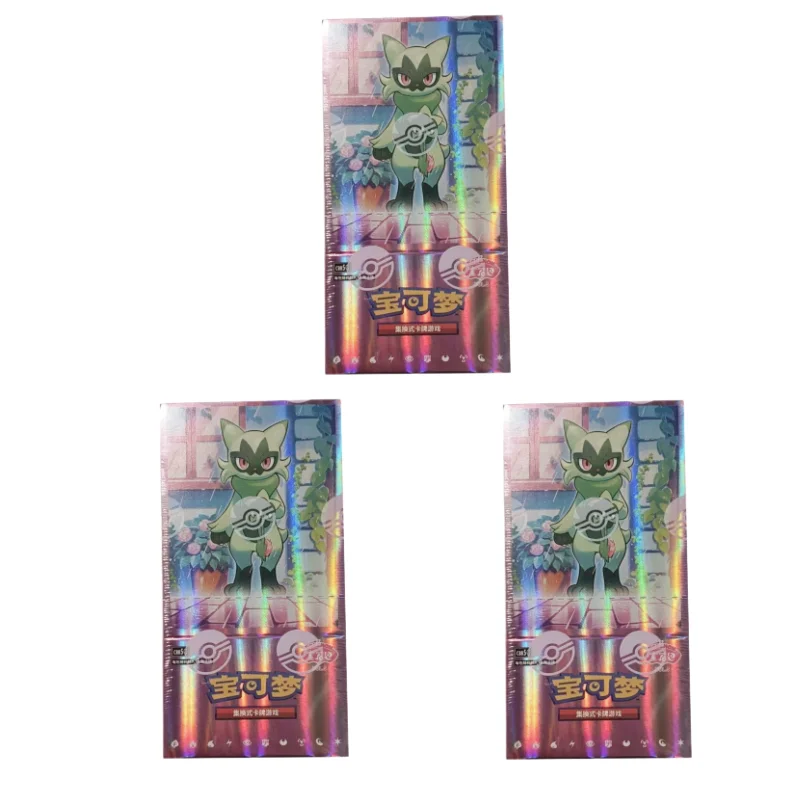 Hete Aanbieding Originele Pokémon Trading PTCG Kaartspel Vereenvoudigd Chinees 8.0 Gengar Kaarten Expositie Combinatie Set AR Kaart Speelgoed Cadeaus