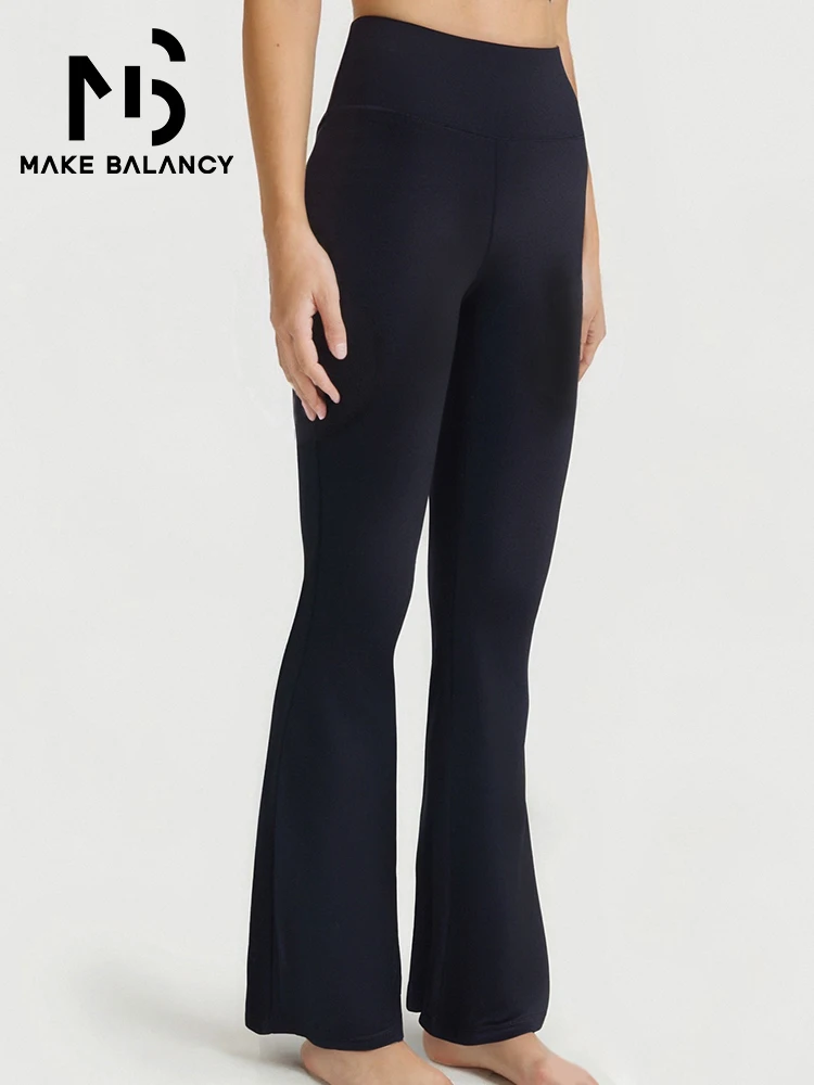 بنطال ضيق نسائي عالي الخصر لرفع المؤخرة مع جيوب. مسامي ومقاوم للقرفصاء لصالة الألعاب الرياضية واليوجا والجري K0020 #4