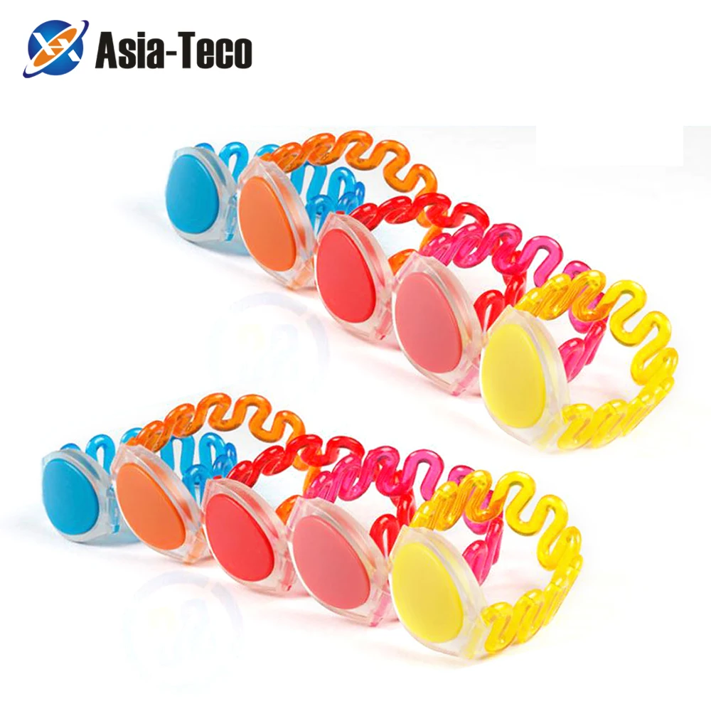 

10PCS Wristband RFID bracelet Waterproof 125khz TK4100 chip watch keychain ID card for Access silicone wristband tag