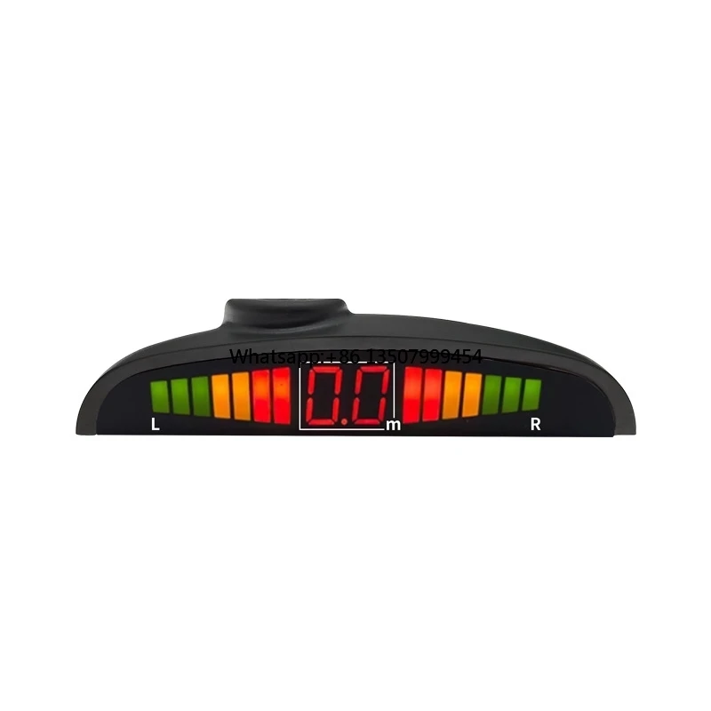 24V Flat Sensors Visible Dual Core Video Sensor Reverse Backup Assistance Radar Distance Alarm System  for Safety